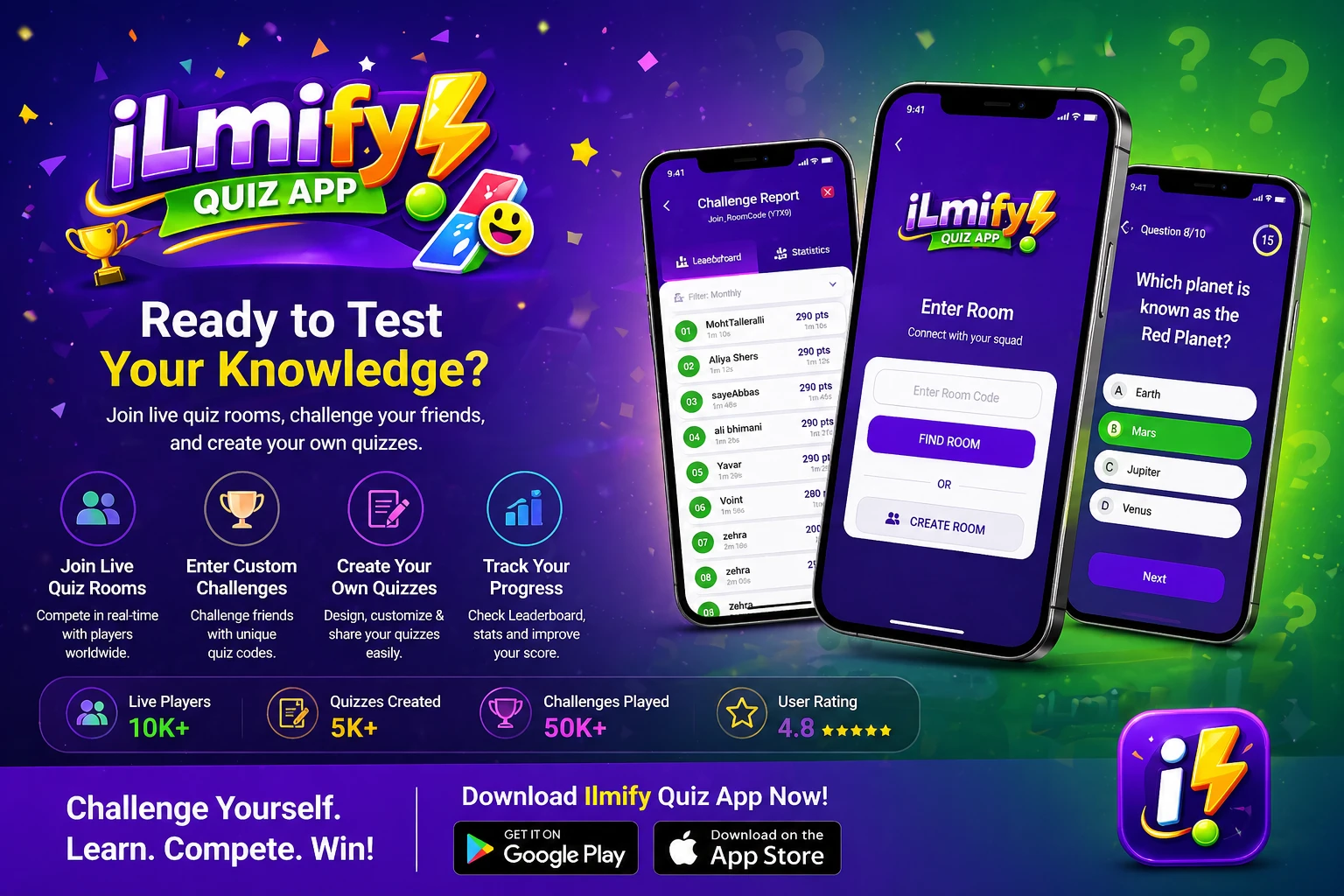 iLmify Quiz App